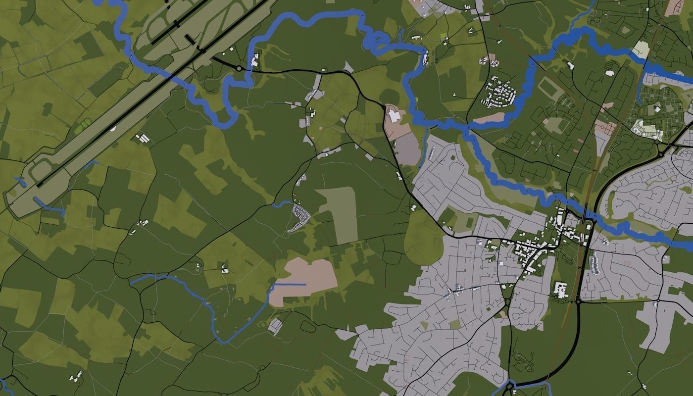 Manchester City UK Low-poly 3D model_51