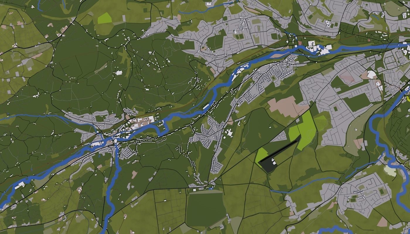 Manchester City UK Low-poly 3D model_13