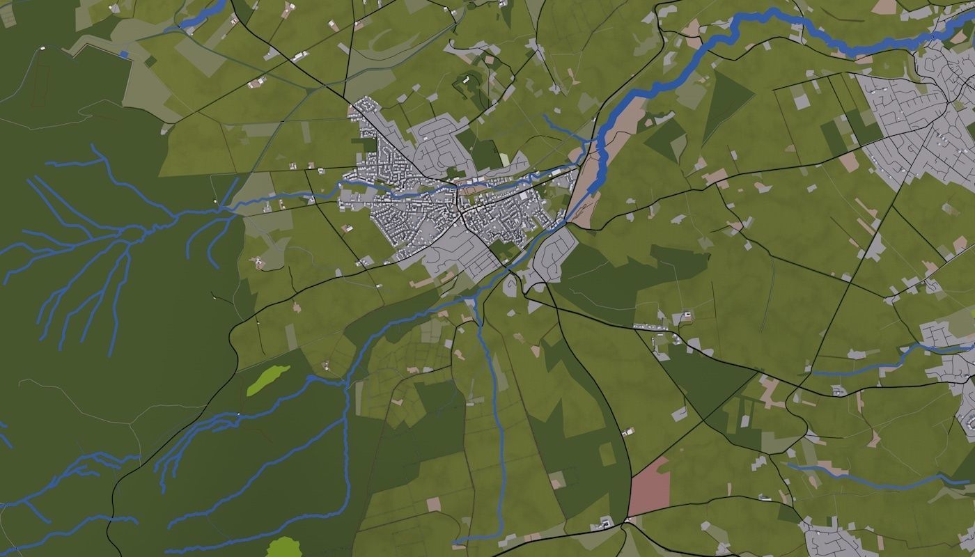 Manchester City UK Low-poly 3D model_14