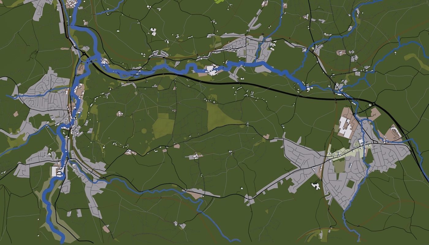 Manchester City UK Low-poly 3D model_54