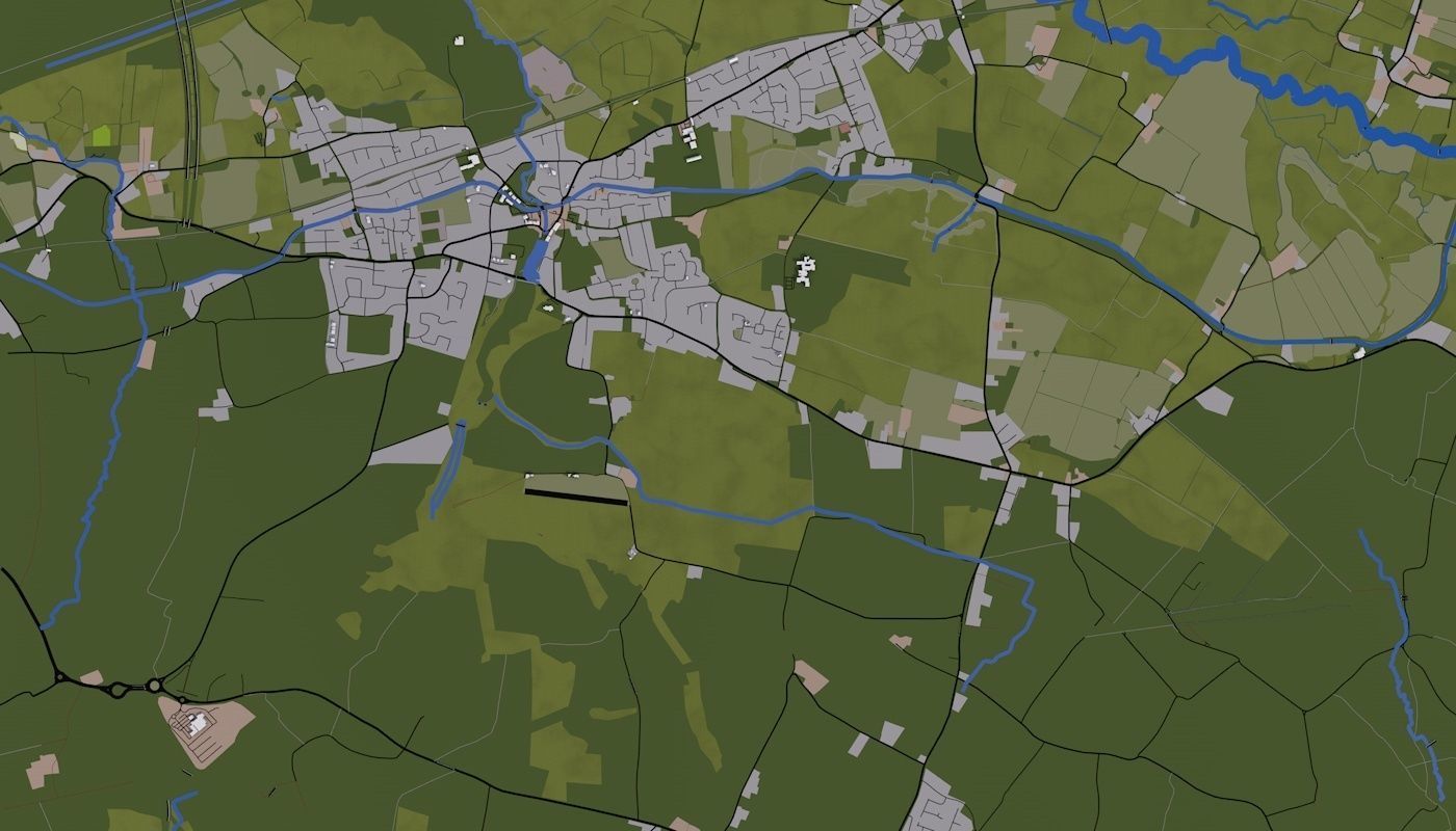 Manchester City UK Low-poly 3D model_48