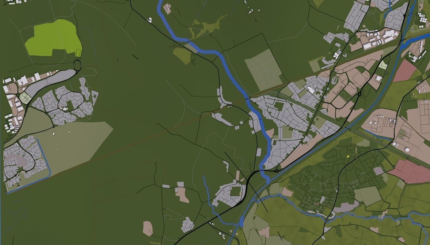 Manchester City UK Low-poly 3D model_30