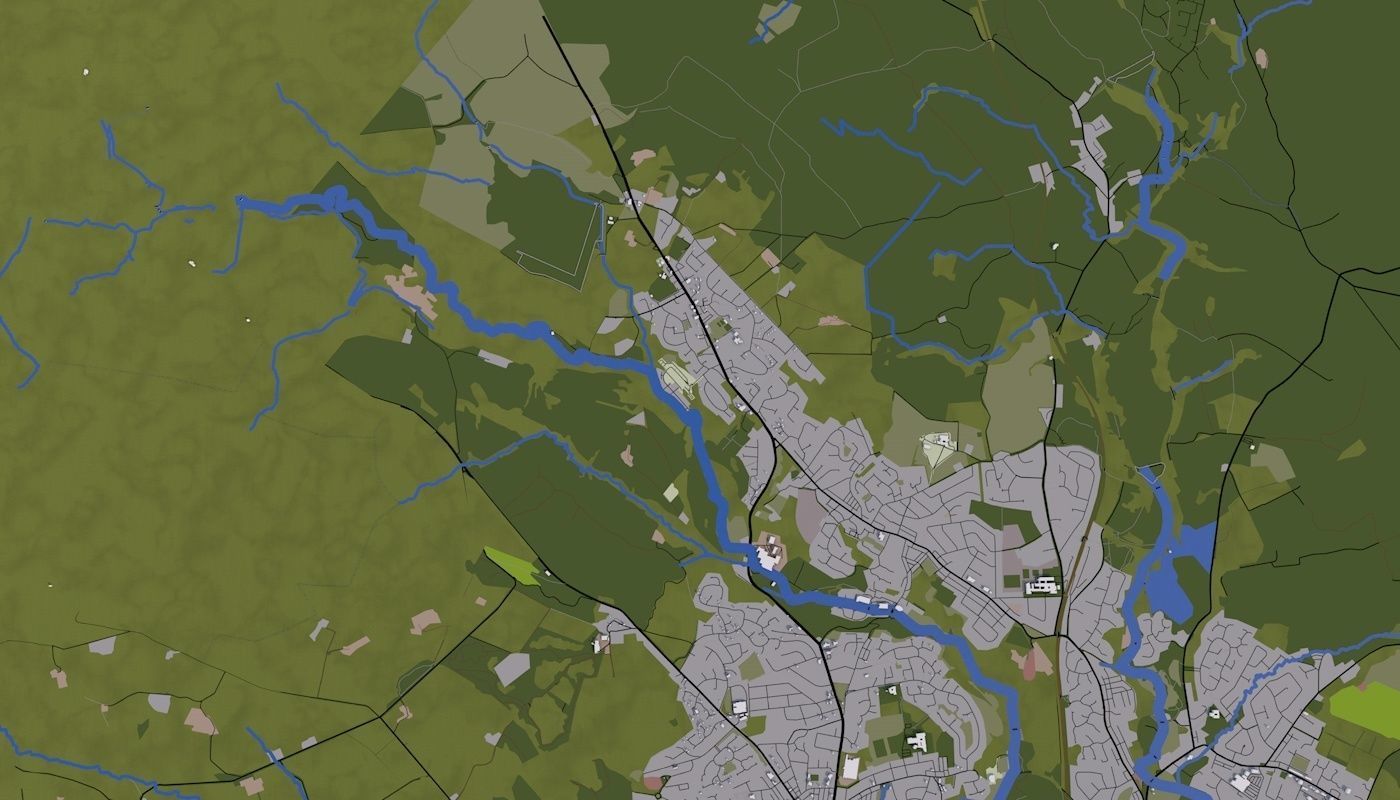 Manchester City UK Low-poly 3D model_10