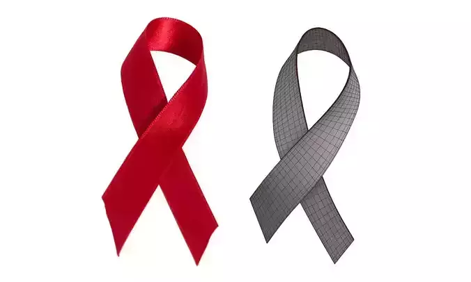 Red Ribbon  I PBR Model