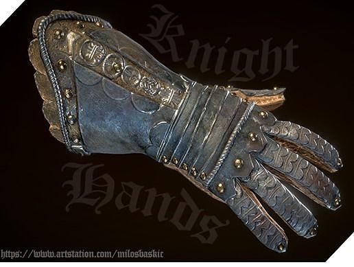 Medieval VR  I  FPS Knight Hands Low-poly 3D model