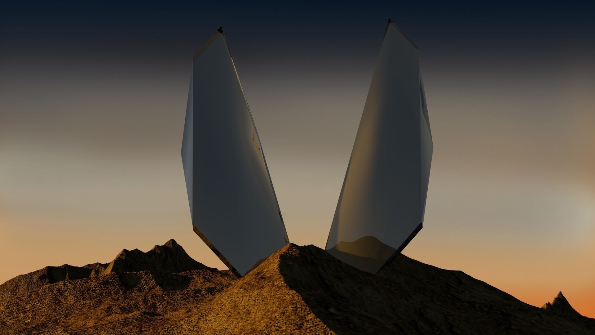 Mount Location Design Cinema4D  3D model_2