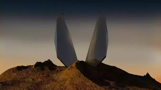 Mount Location Design Cinema4D 