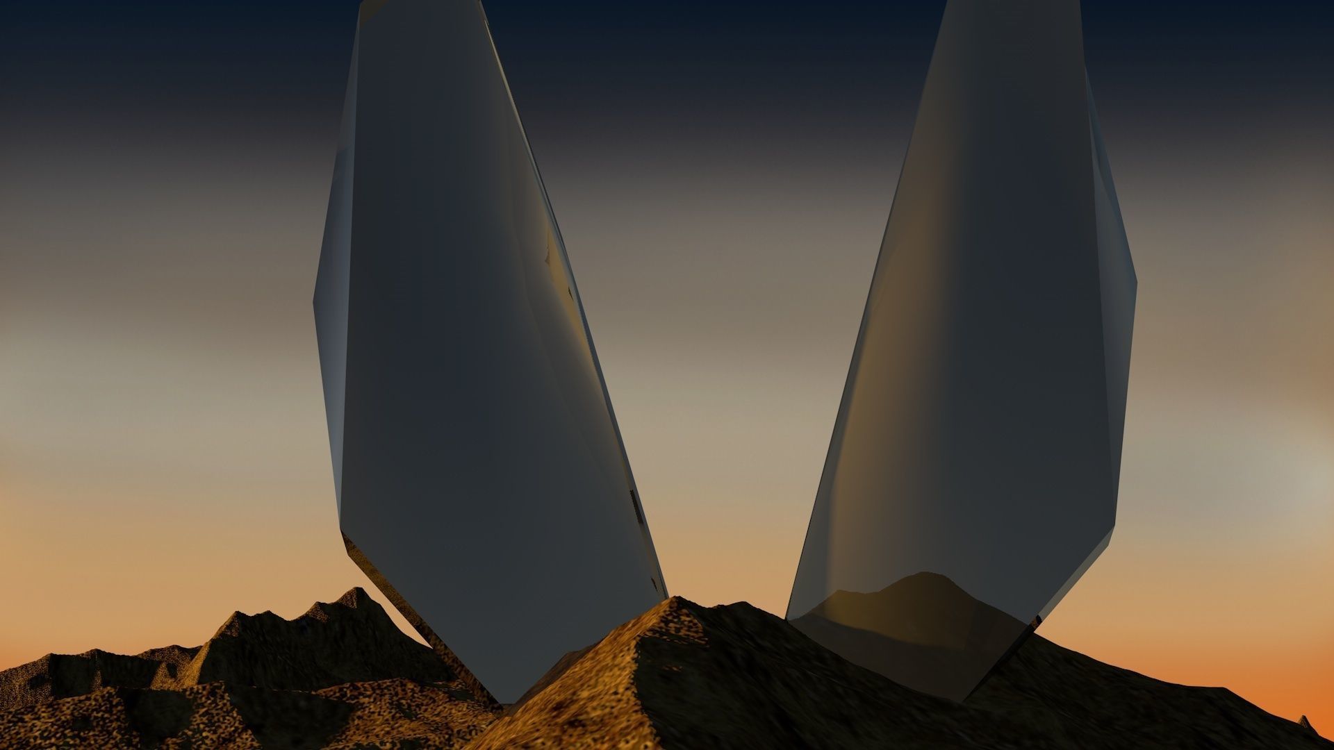 Mount Location Design Cinema4D  3D model_4