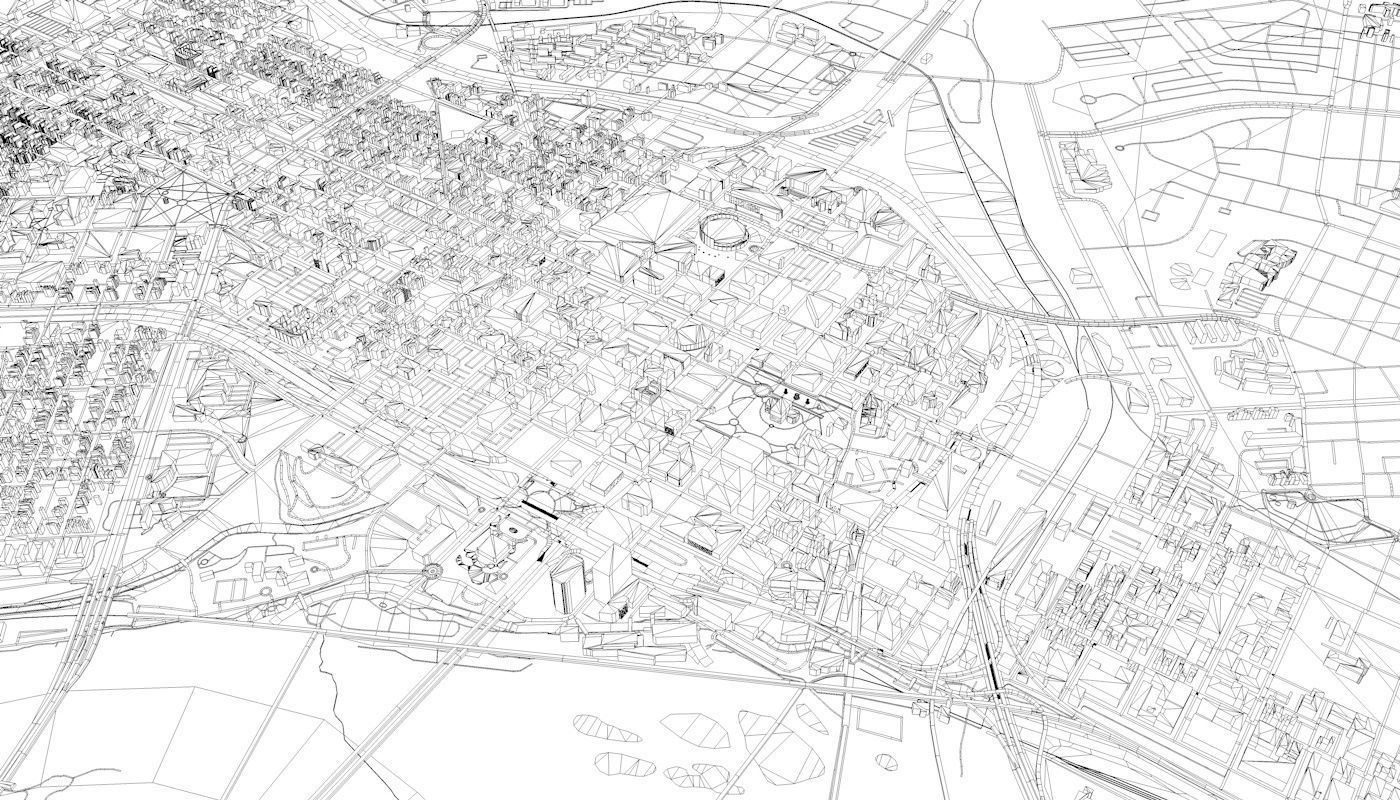 Richmond City USA Low-poly 3D model_34