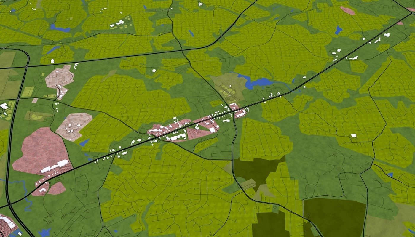 Richmond City USA Low-poly 3D model_15