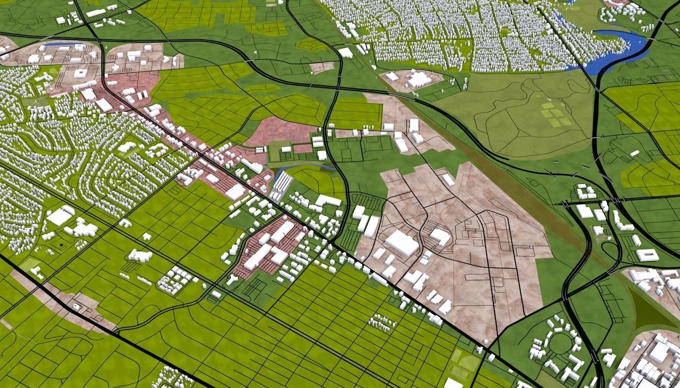 Richmond City USA Low-poly 3D model_19