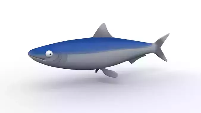 Cartoon Fish - Rigged