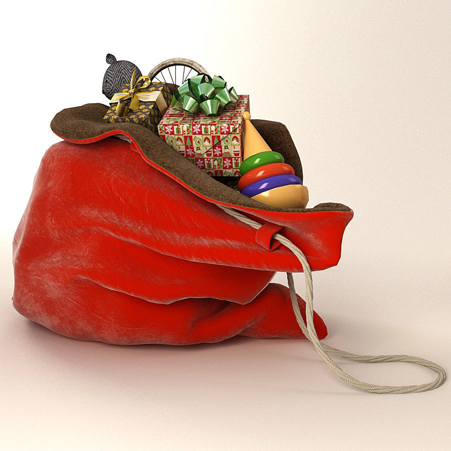 Christmas Scene 3D model_16