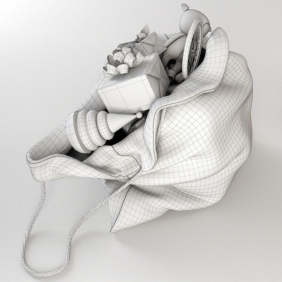 Christmas Scene 3D model_22