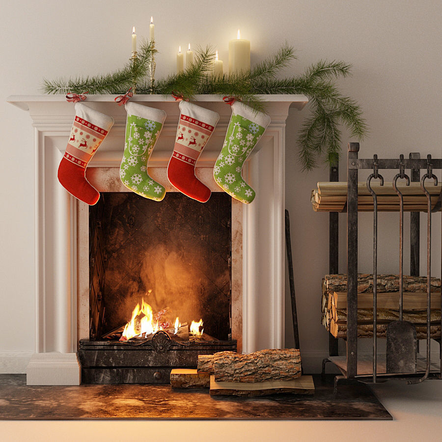 Christmas Scene 3D model_9