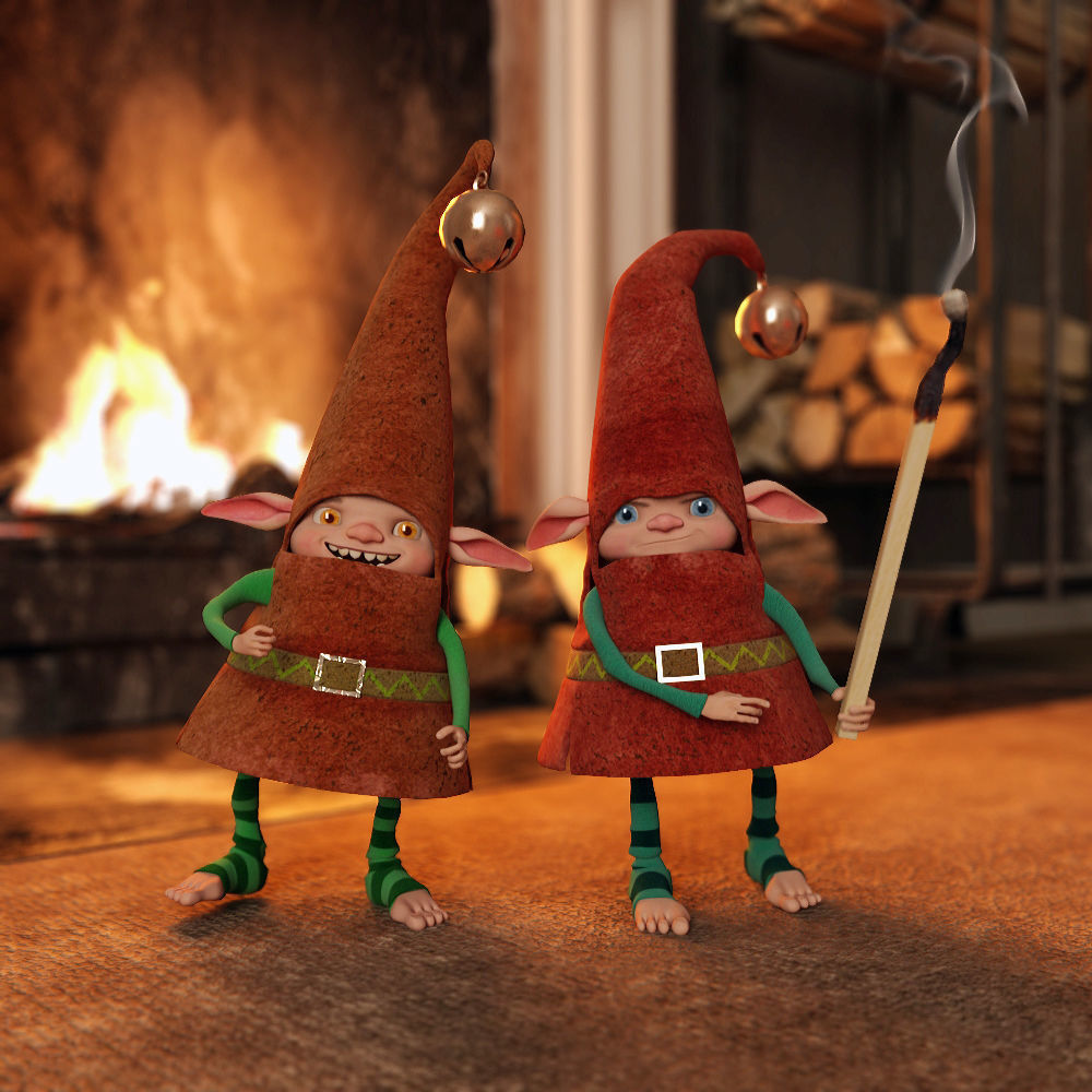 Christmas Scene 3D model_4