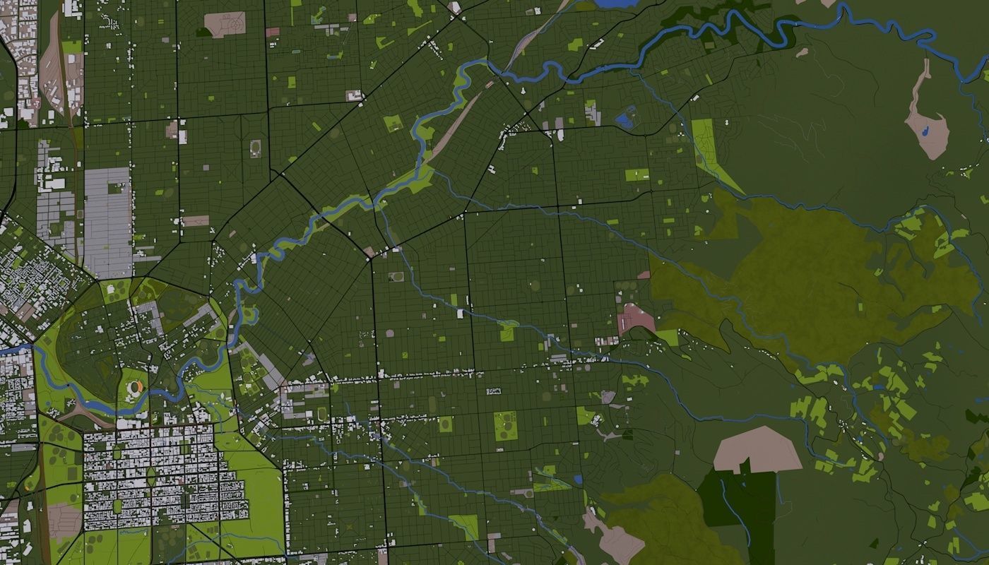 Adelaide City Australia Low-poly 3D model_28