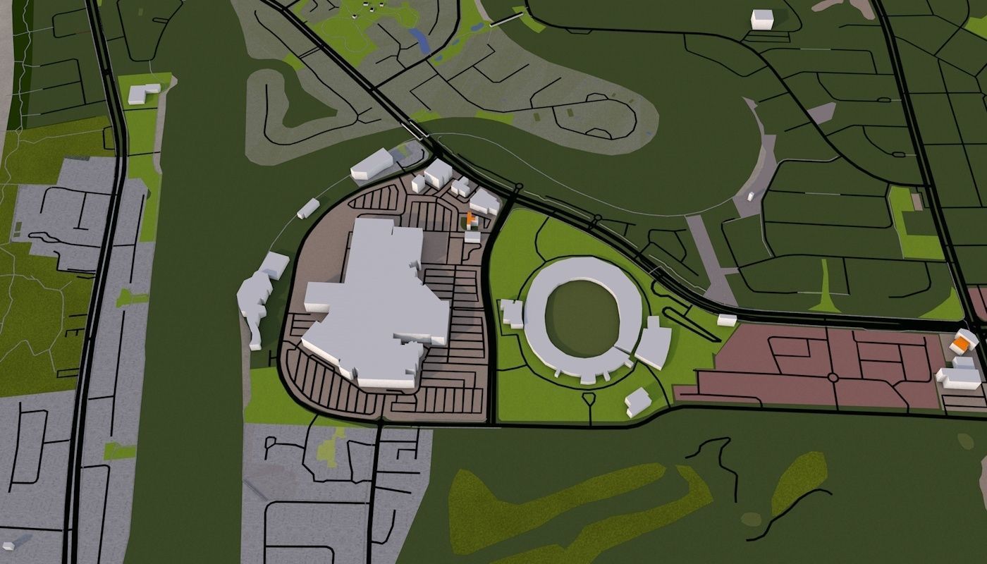 Adelaide City Australia Low-poly 3D model_18