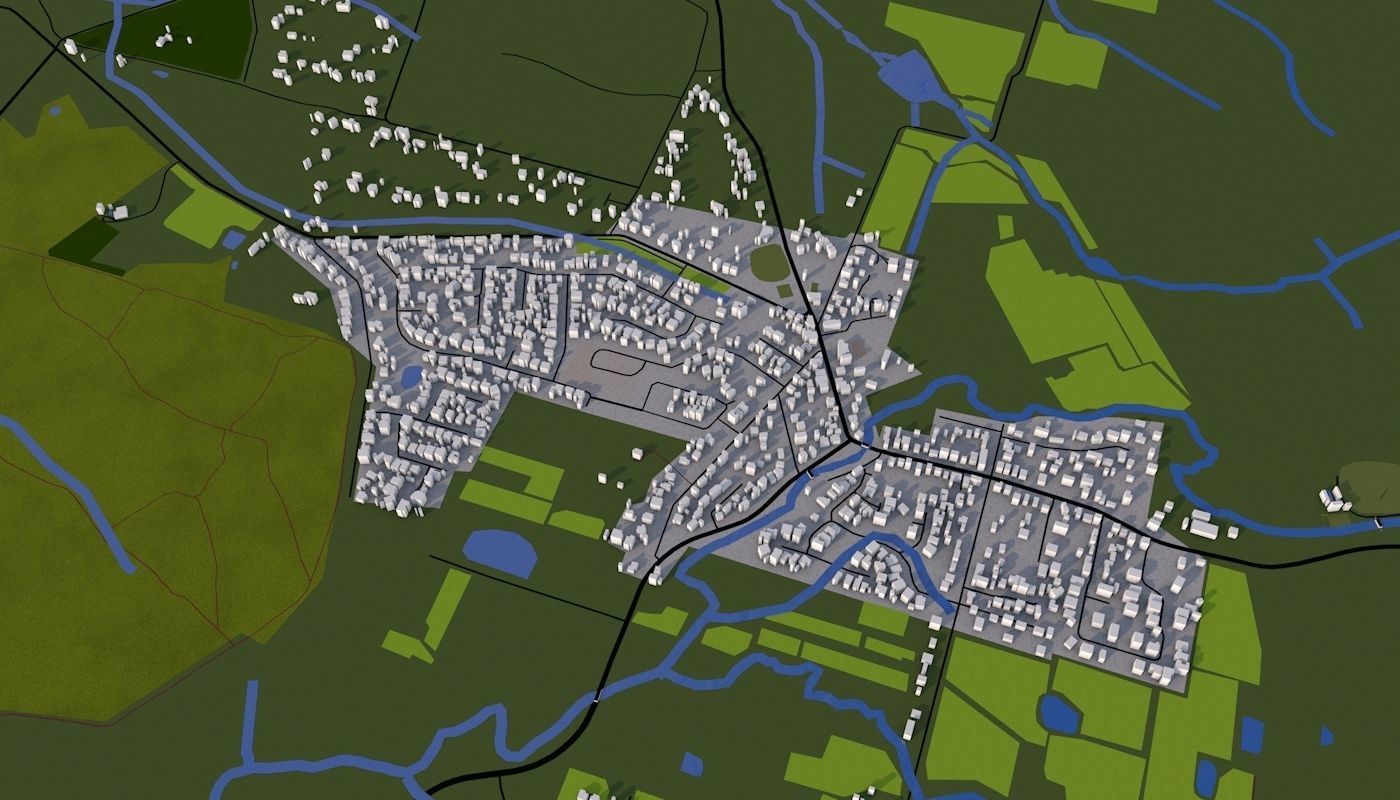 Adelaide City Australia Low-poly 3D model_22