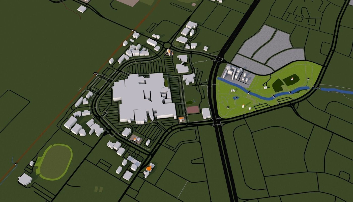 Adelaide City Australia Low-poly 3D model_20