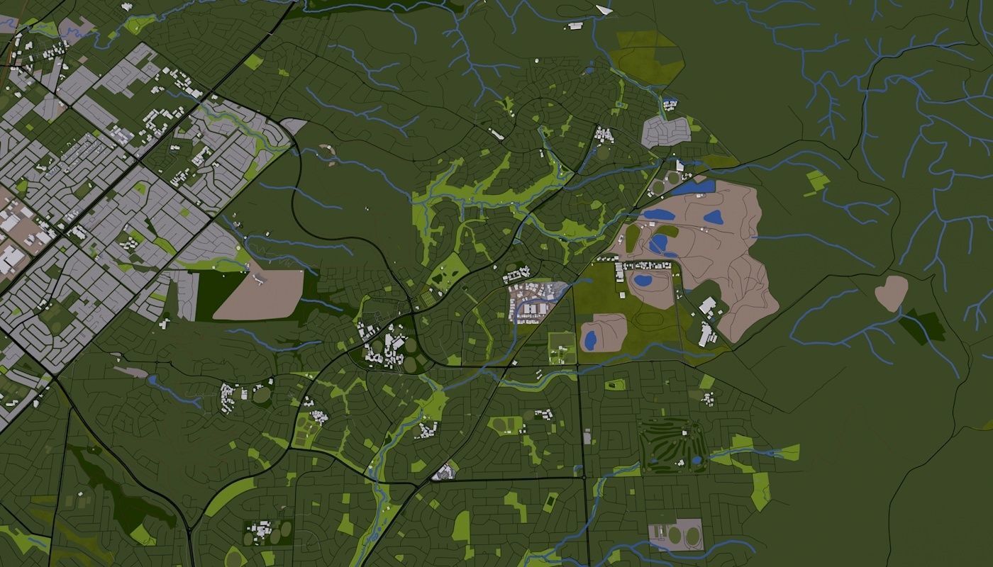 Adelaide City Australia Low-poly 3D model_10