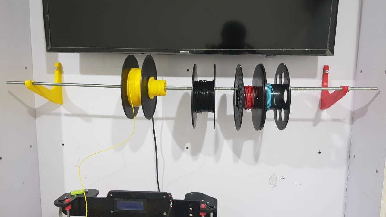 Filament  holder Free 3D print model_1