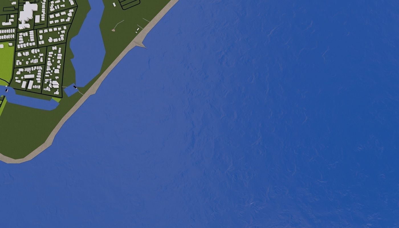 Staten Island NY USA Low-poly 3D model_31