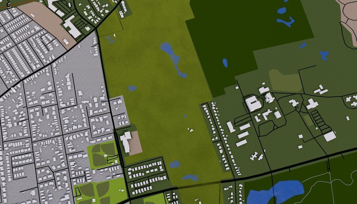 Staten Island NY USA Low-poly 3D model_29