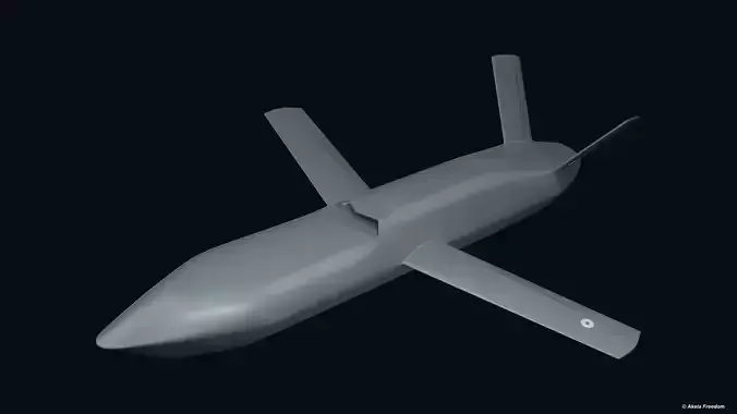 LANCA stealth fighter 3D model