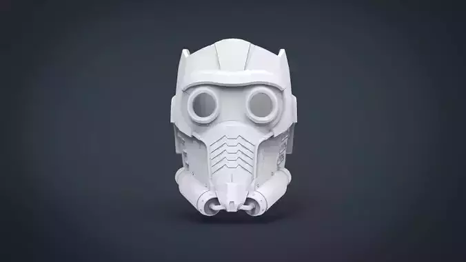 Star-Lord Helmet - stl files for 3d printing 3D print model 3D print model