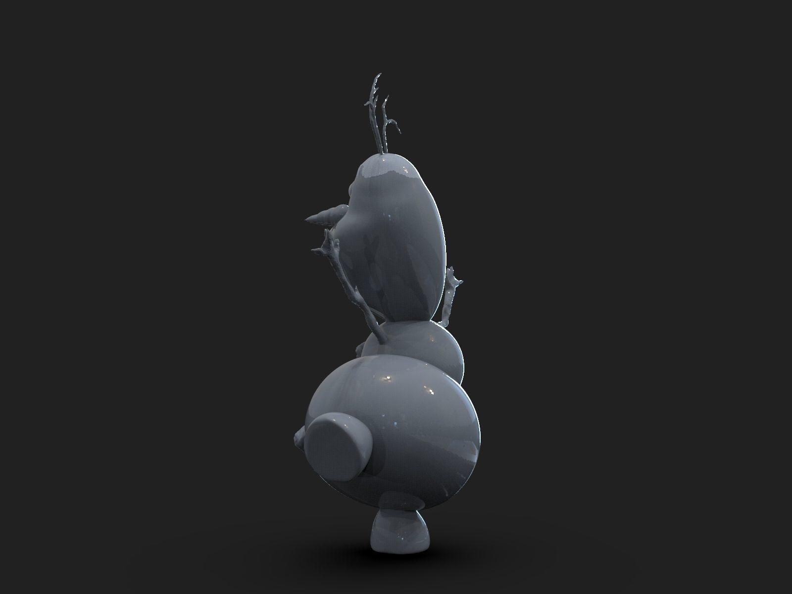 Olaf Frozen Fanart 3D print model_18