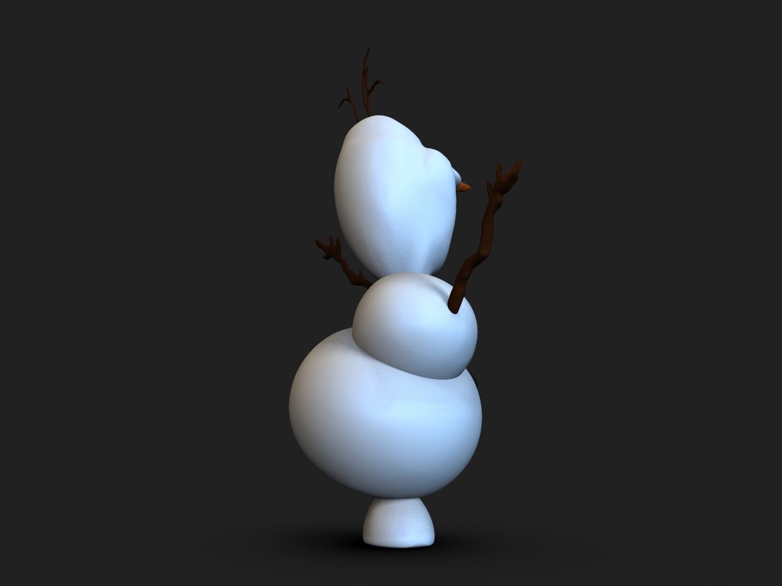 Olaf Frozen Fanart 3D print model_7