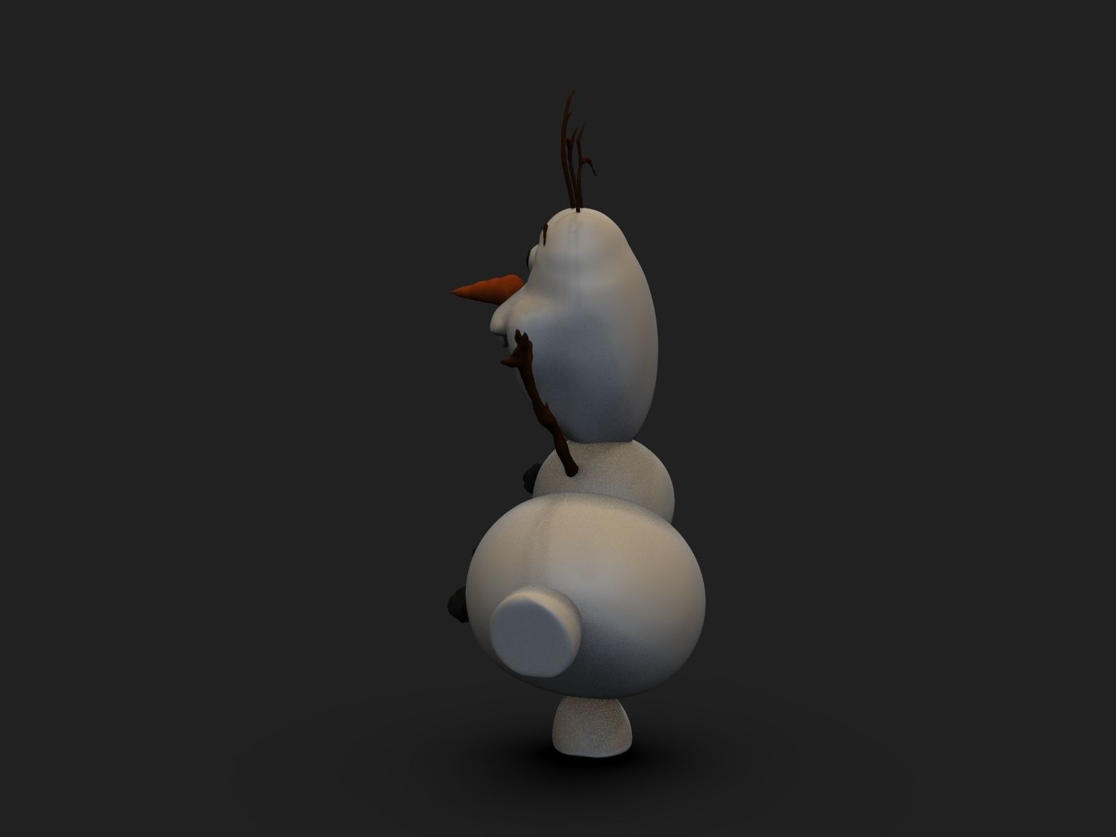 Olaf Frozen Fanart 3D print model_4
