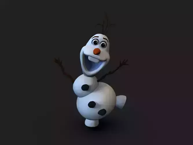 Olaf Frozen Fanart 3D print model Olaf Frozen Fanart 3D print model