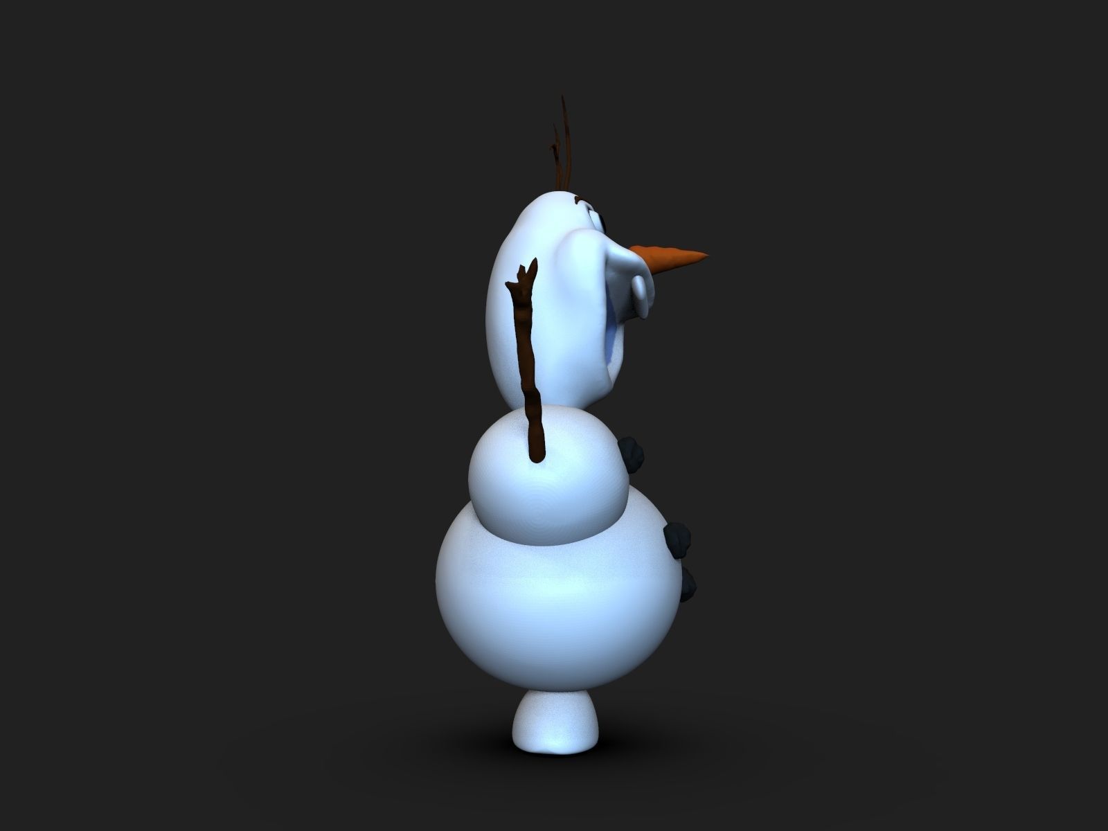 Olaf Frozen Fanart 3D print model_8
