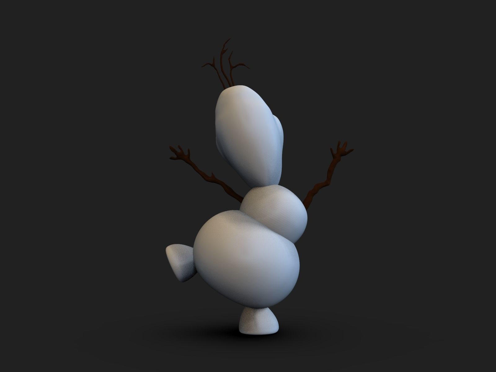 Olaf Frozen Fanart 3D print model_6