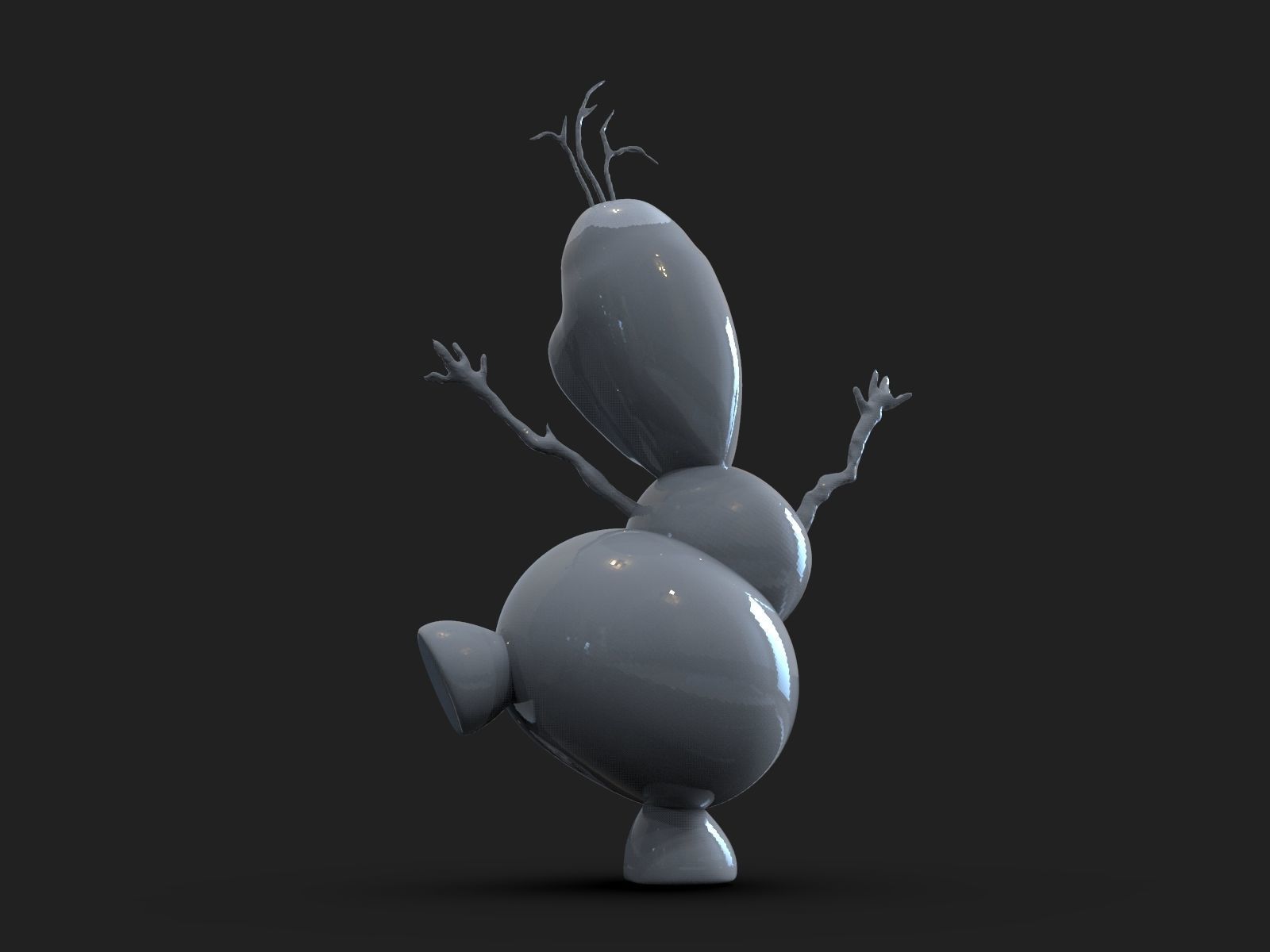Olaf Frozen Fanart 3D print model_20