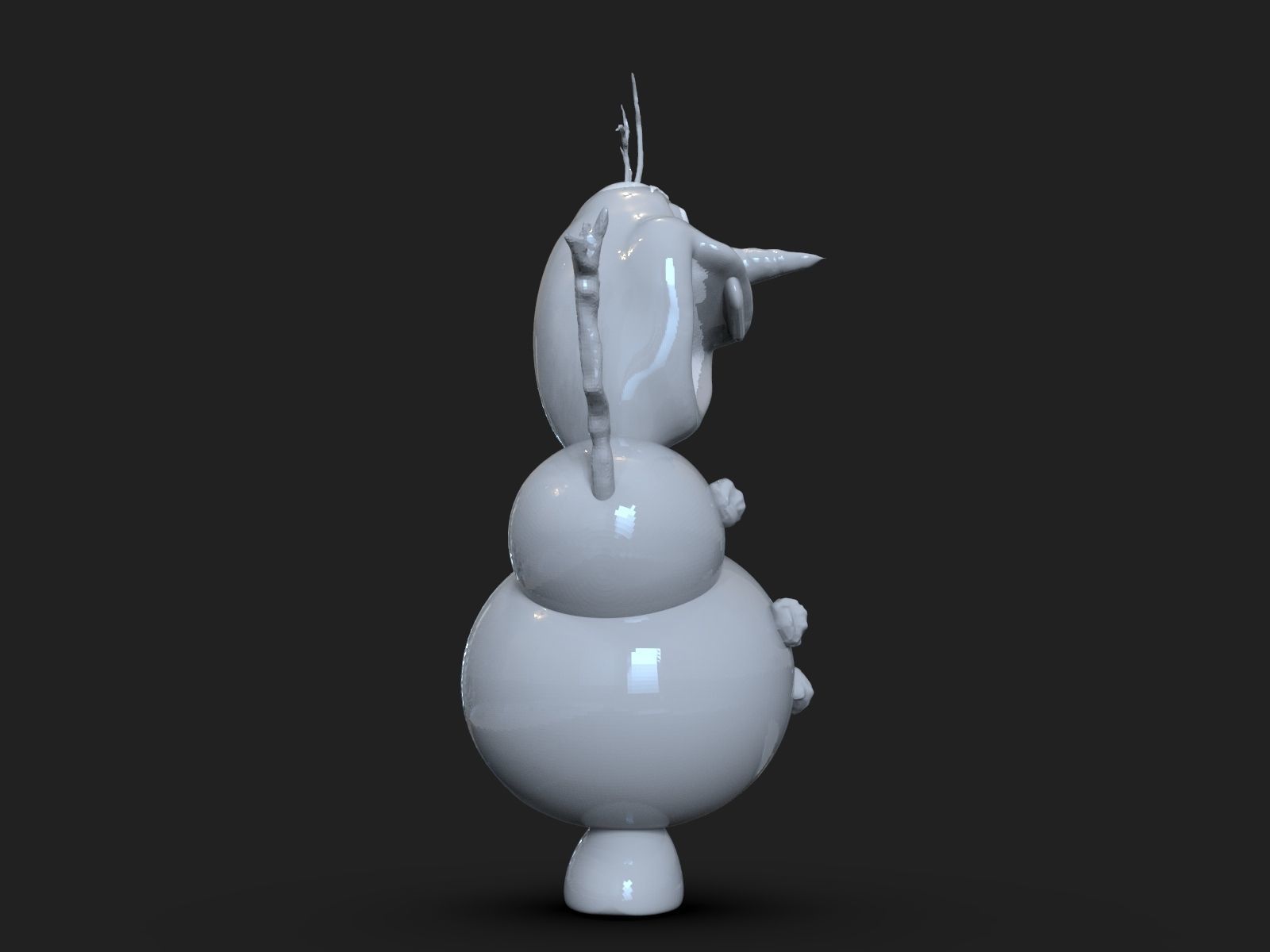 Olaf Frozen Fanart 3D print model_23