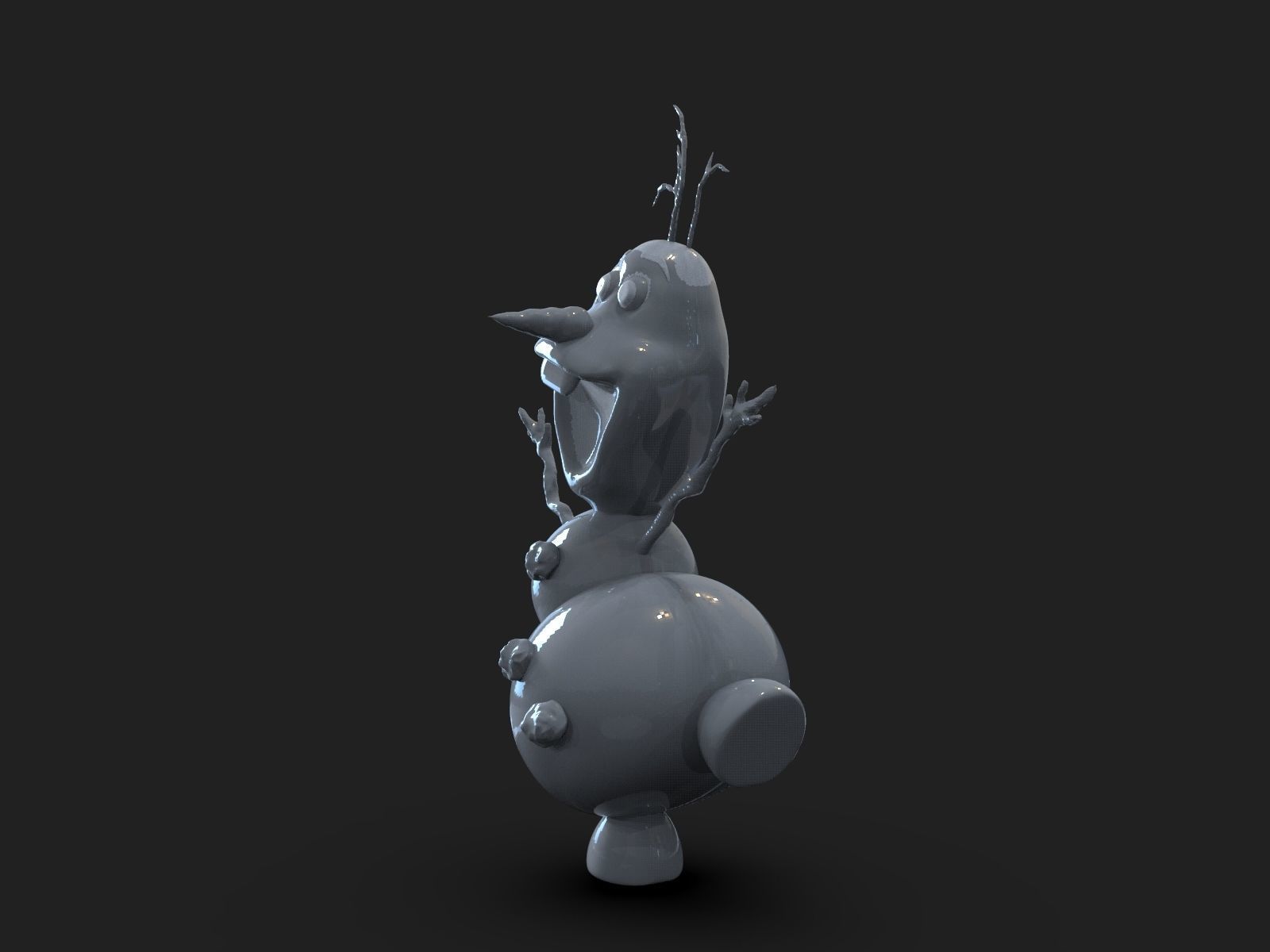 Olaf Frozen Fanart 3D print model_16