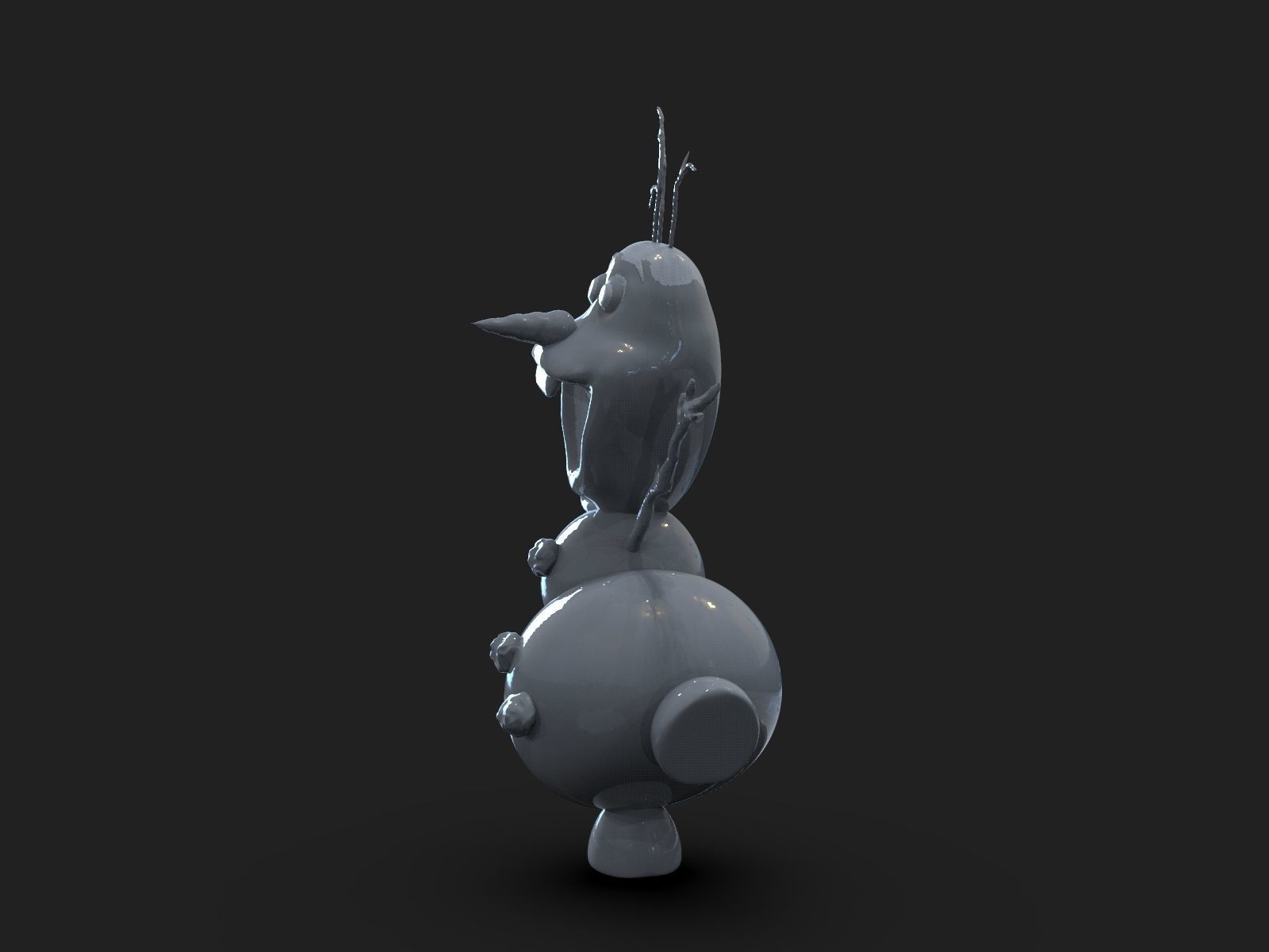 Olaf Frozen Fanart 3D print model_17