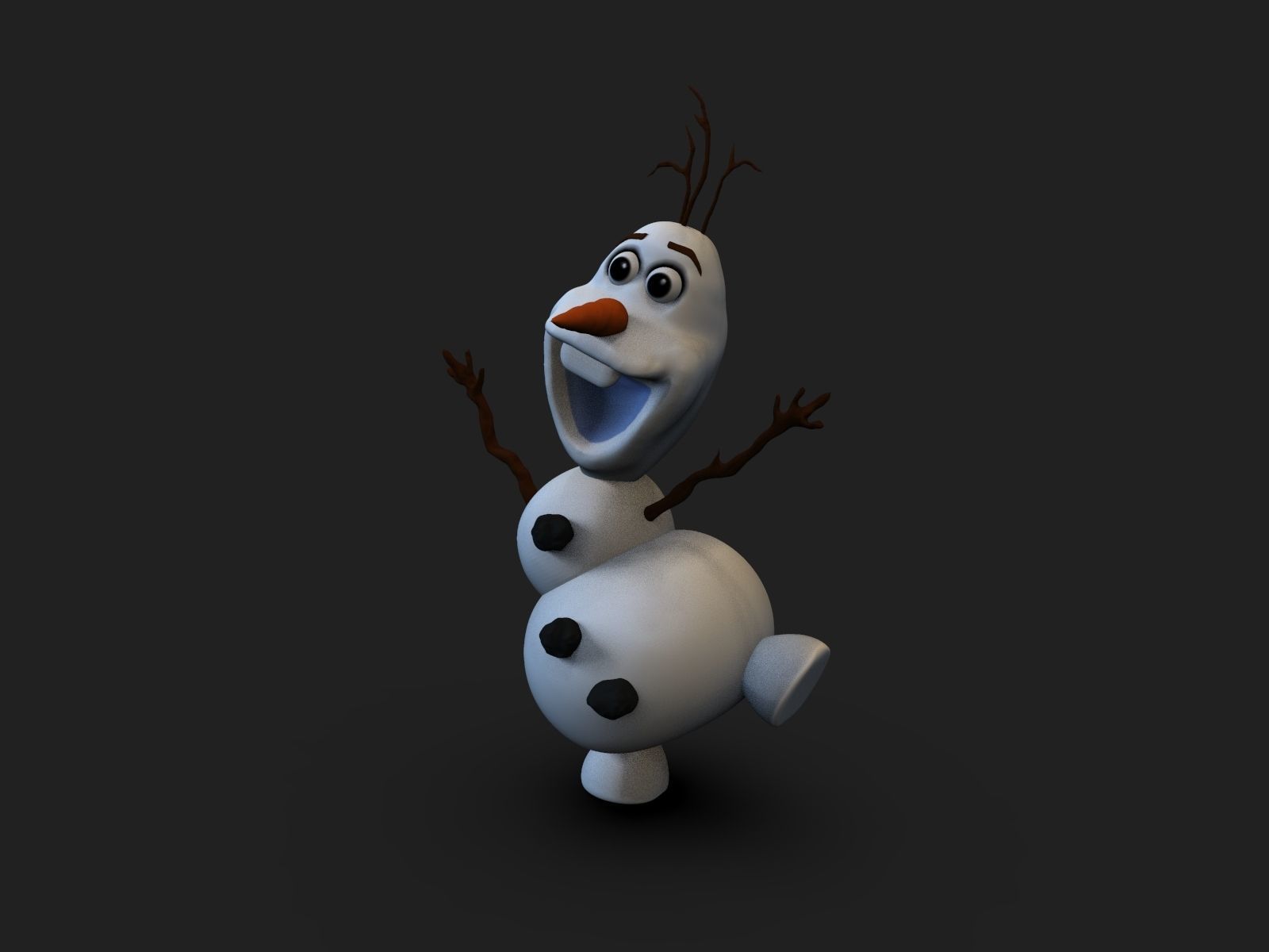 Olaf Frozen Fanart 3D print model_1