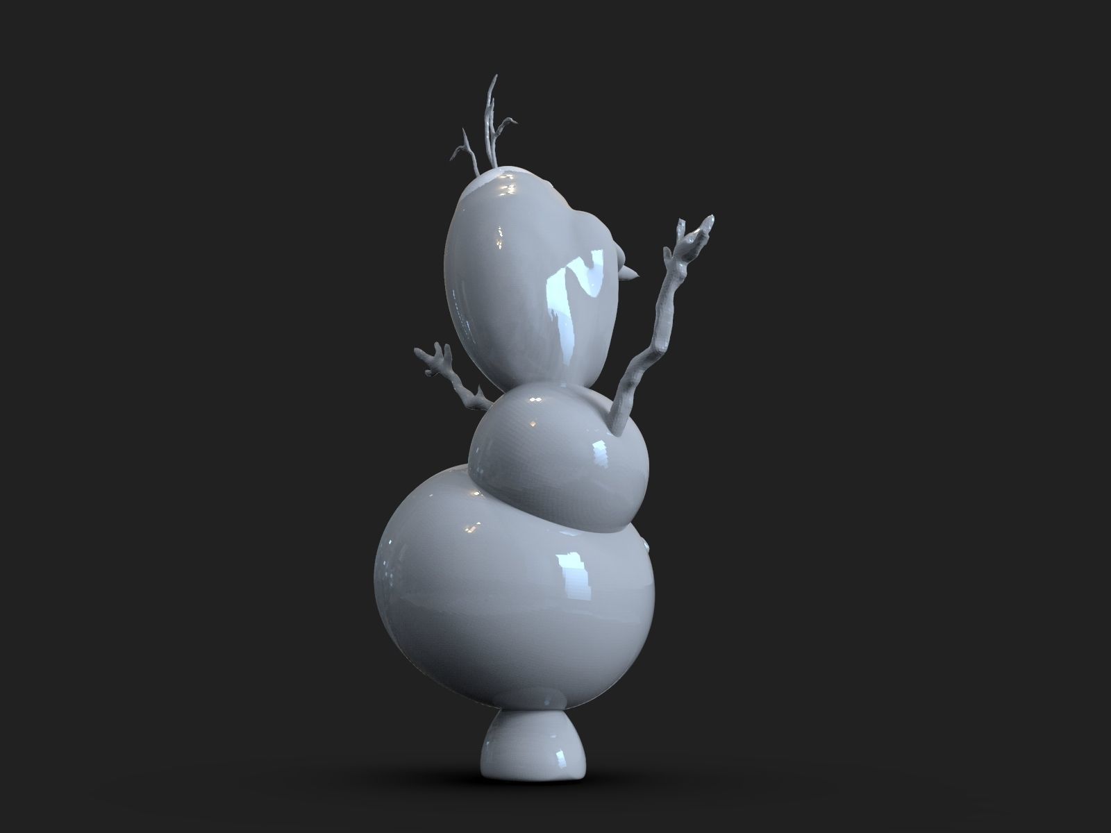Olaf Frozen Fanart 3D print model_22