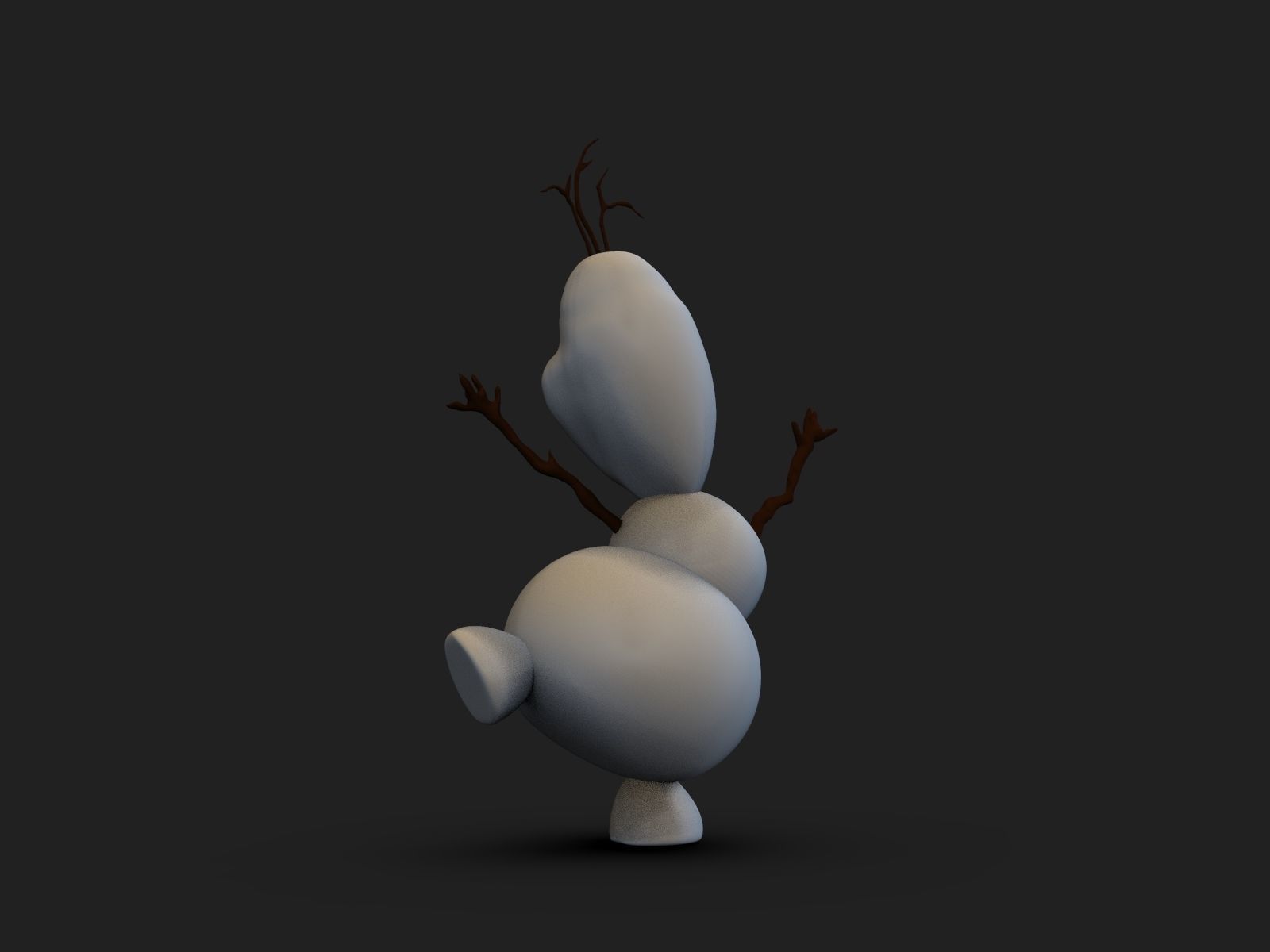 Olaf Frozen Fanart 3D print model_5