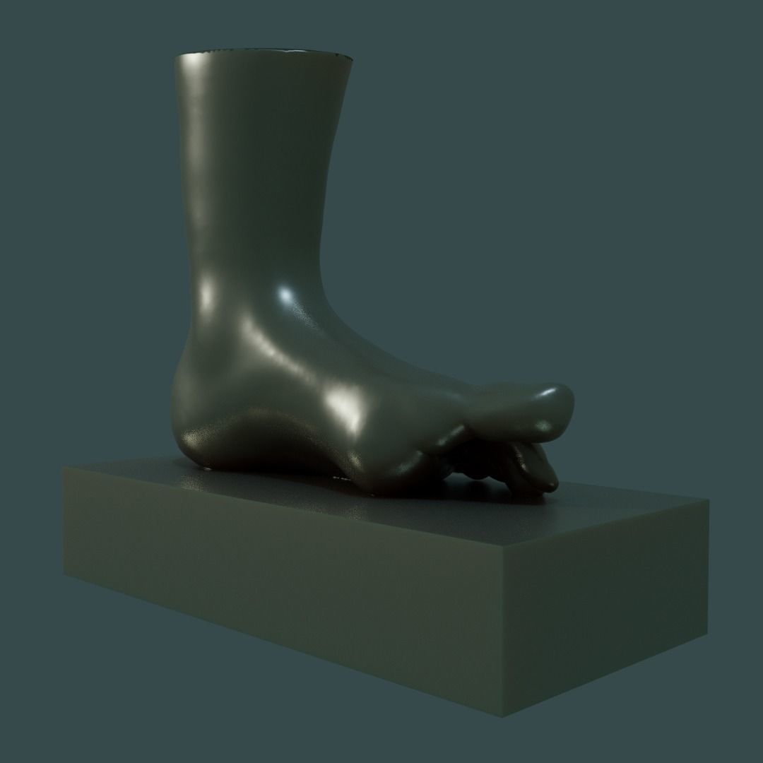 Monty Pythons Flying Circus Foot 3D model 3D printable | CGTrader