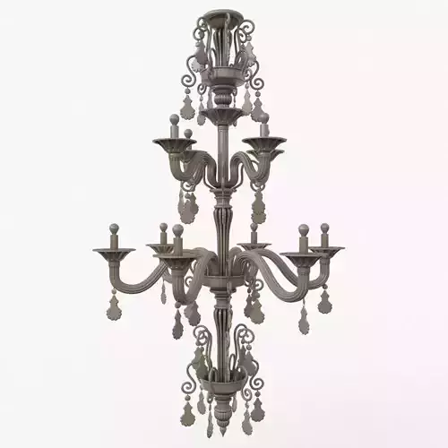 Chandelier Torpedo Taif Clay AI Vray