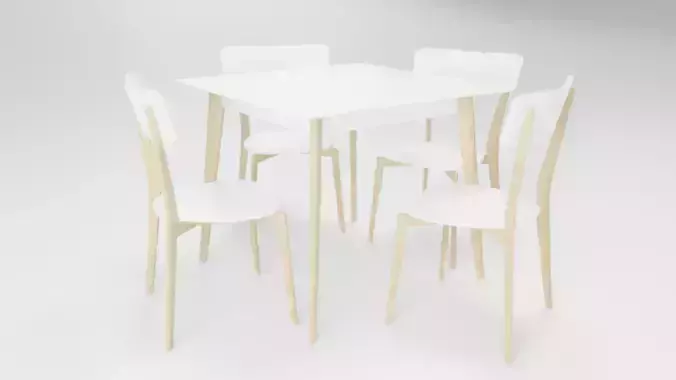 Solna Dining Table and 4 Chairs
