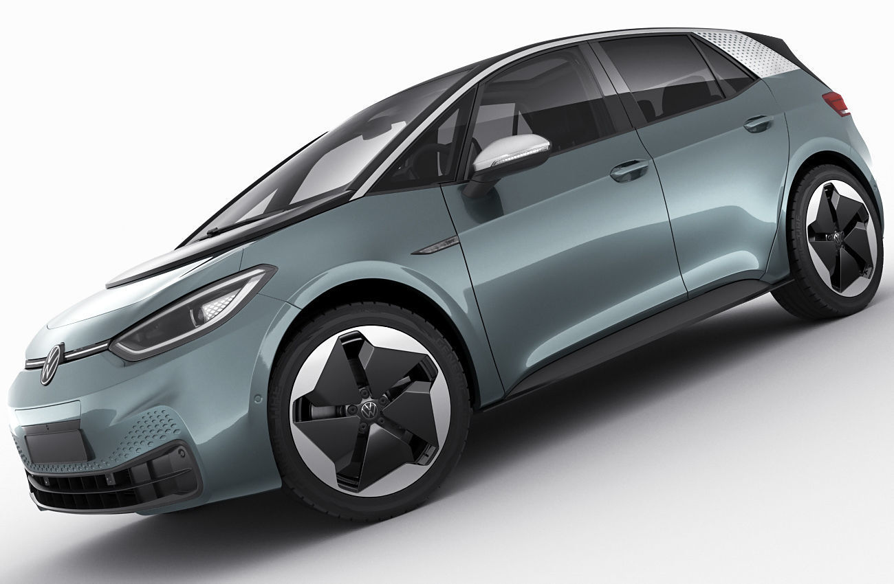 VW ID3 2020 3D model_7
