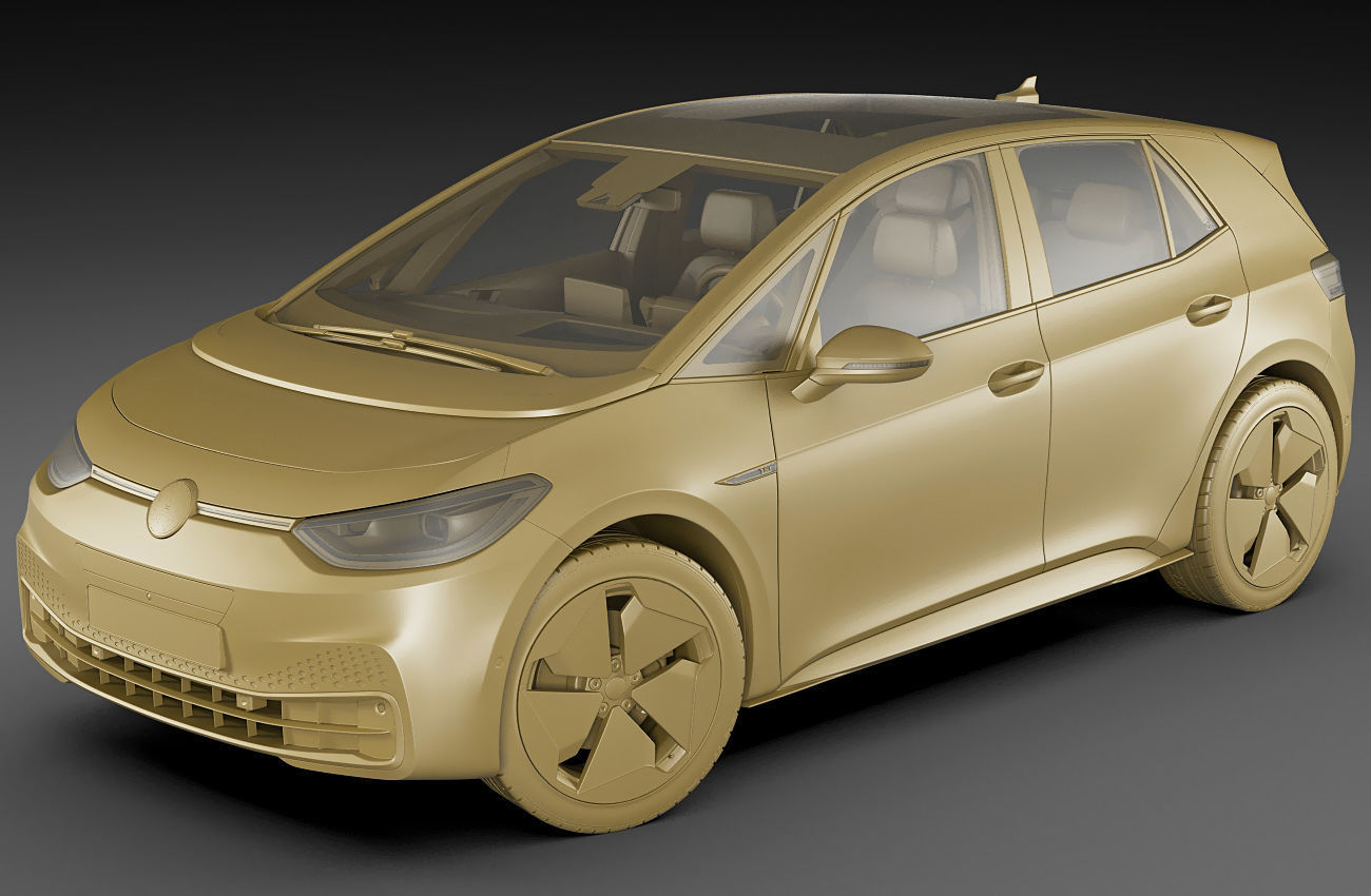 VW ID3 2020 3D model_18