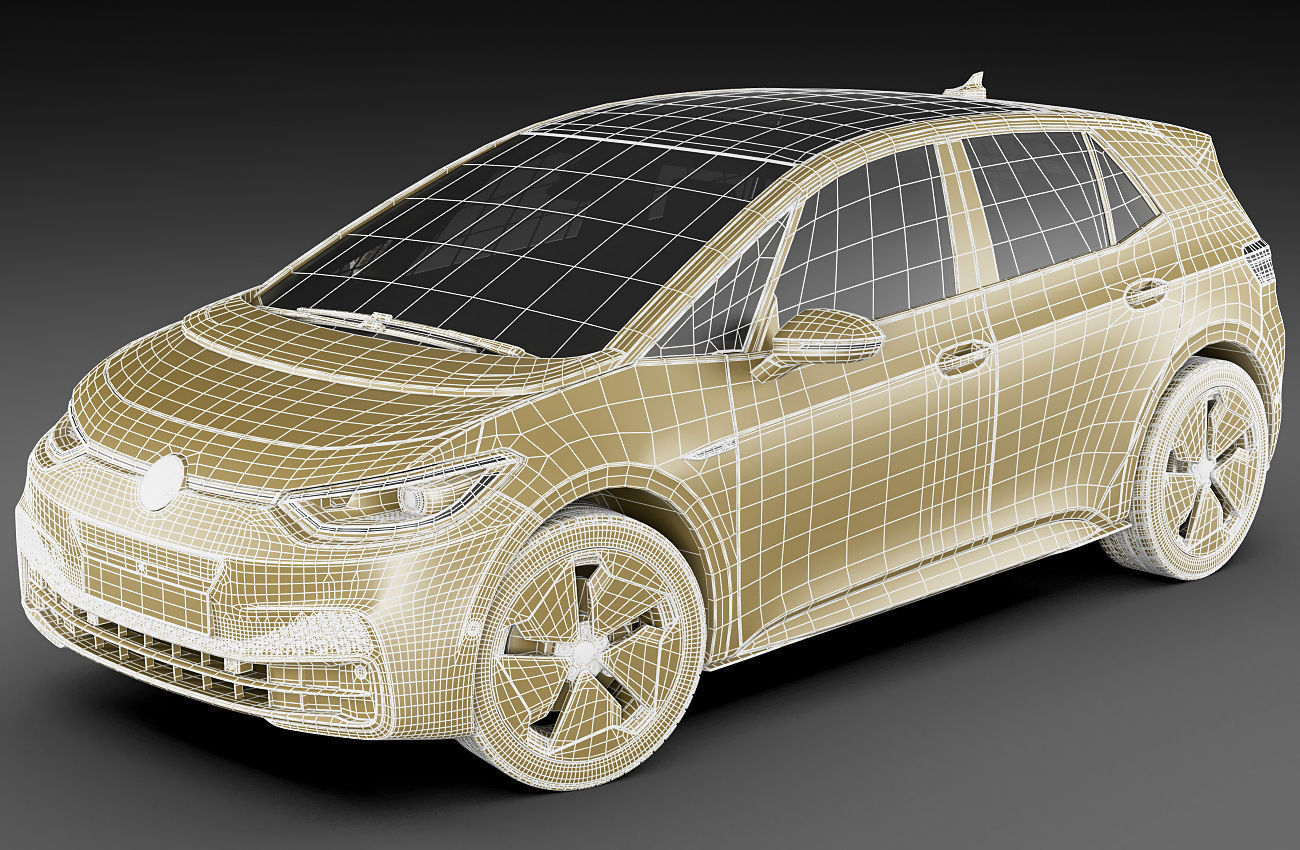 VW ID3 2020 3D model_23