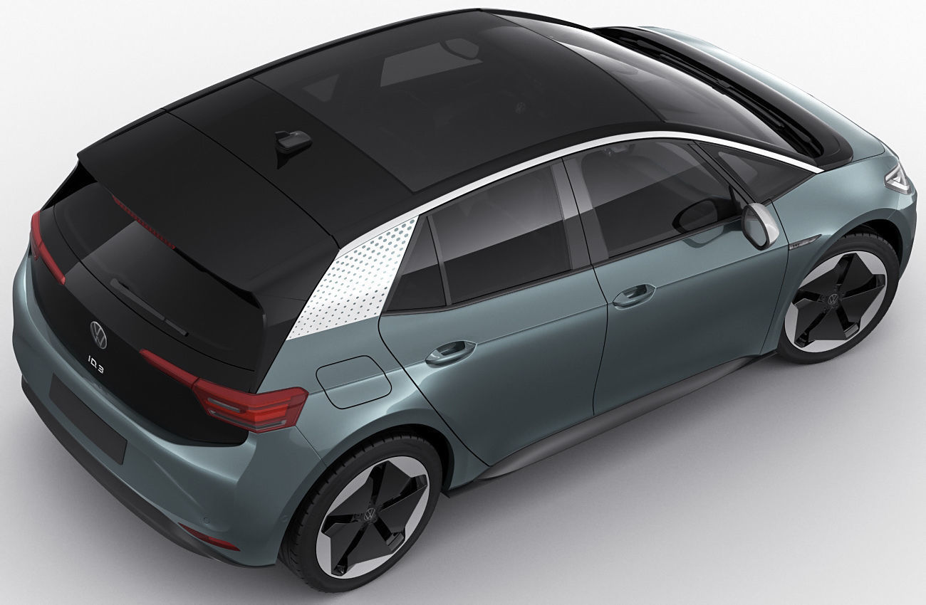 VW ID3 2020 3D model_6